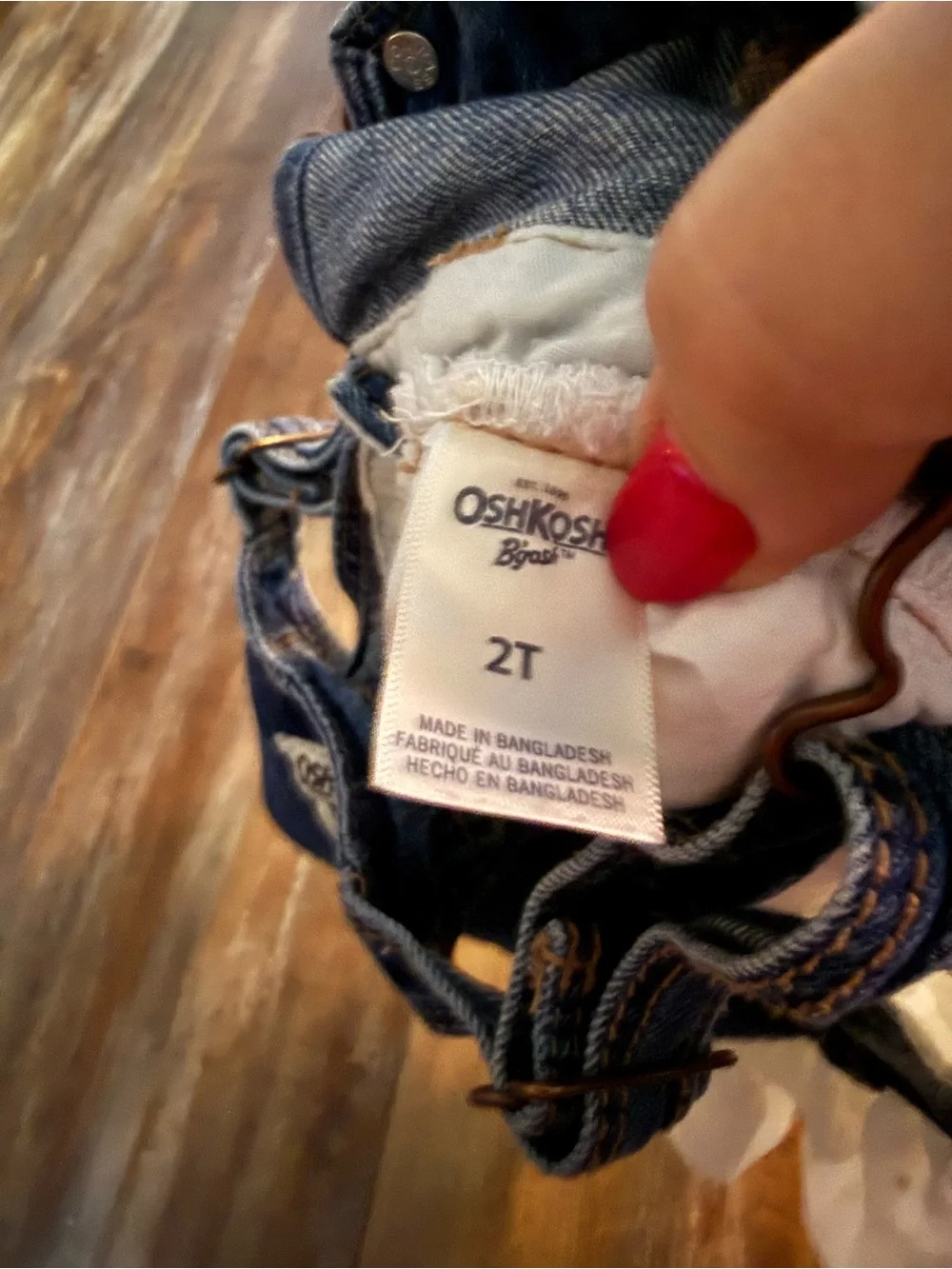 OshKosh Bgosh denim overall